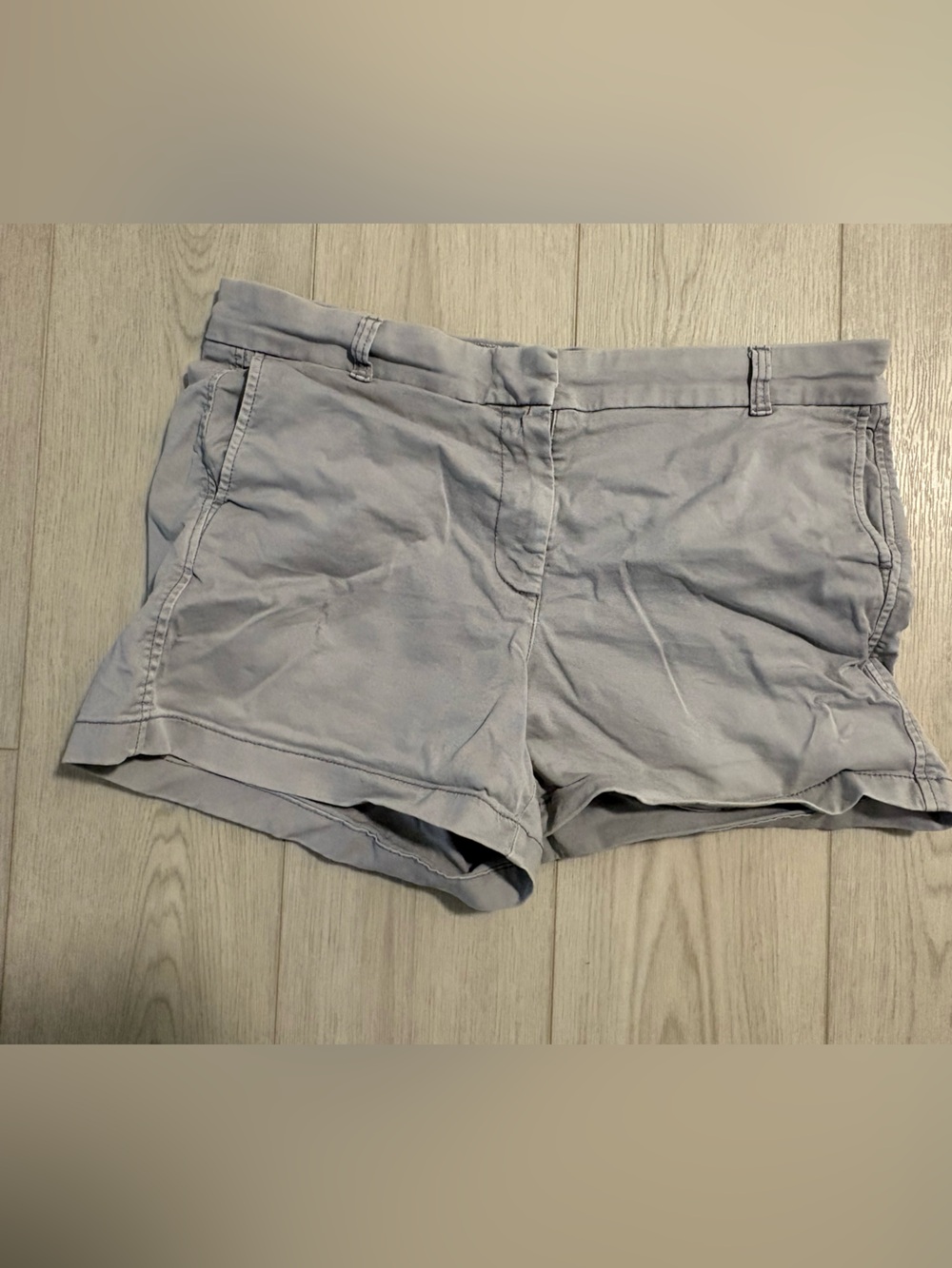 J. Crew Light Gray women’s  Flat Front Cotton Shorts